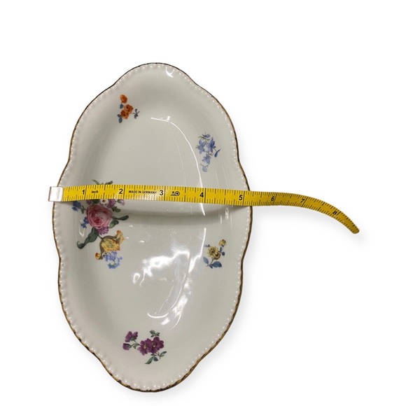 Vintage Aynsley Fine English Bone China Small Floral Serving Bowl & Plate Set - Picture 5 of 9